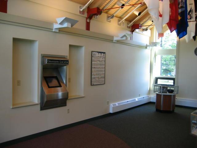 Picture of a cemetery's public information center
