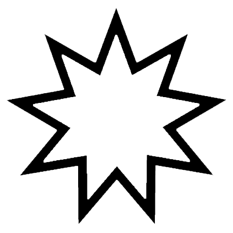 BAHAI (9 Pointed Star)