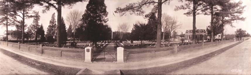Panorama of Seven Pines National Cemetery