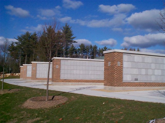 Picture of a cemetery's columbarium.