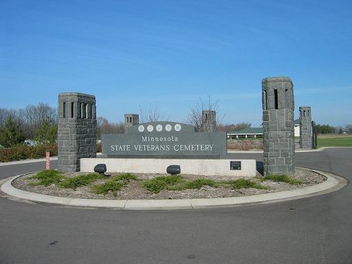 Picture of a cemetery's main entrance.