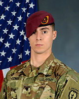 Gabriel D. Conde, US Army, SPC