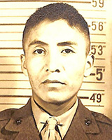 John Werito, U.S. Marine Corps, PFC.