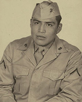 Vernon Tsoodle, U.S. Marine Corps, MGYSGT.