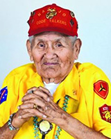 Chester Nez, U.S. Marine Corps, CPL.