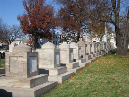Cenotaphs at Congressional Cemetery.