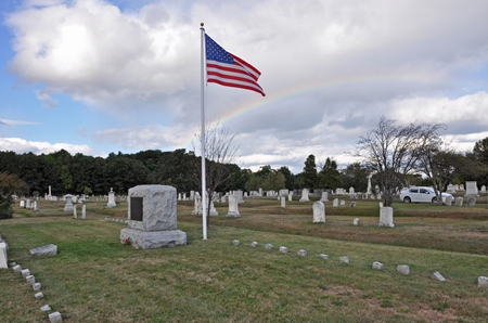 The Mt. Pleasant Cemetery Soldiers' Lot. The Mt. Pleasant Cemetery Soldiers' Lot.