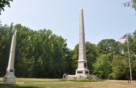 The Point Lookout Confederate Monument in Maryland.
