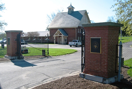 Entrance gate at Marion National Cemetery.