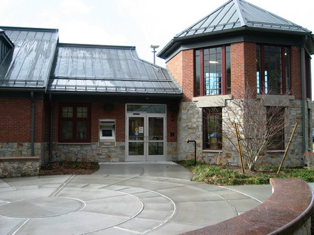 The Administration Building at Massachusetts National Cemetery. The Administration Building at Massachusetts National Cemetery.