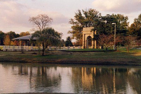 Sunset at Chattanooga National Cemetery. Sunset at Chattanooga National Cemetery.