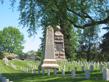 Civil War monuments at Culpeper National Cemetery. Civil War monuments at Culpeper National Cemetery.