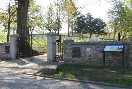 Danville National Cemetery main gate. Danville National Cemetery main gate.