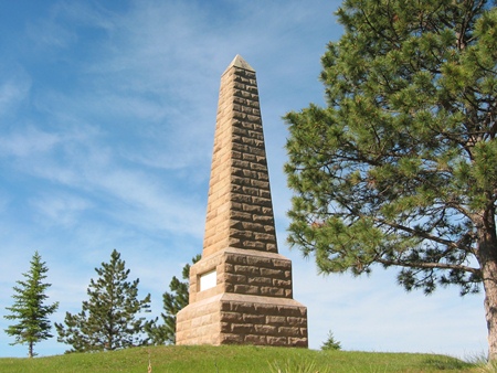 The Battle Mountain Monument at Hot Springs National Cemetery. The Battle Mountain Monument at Hot Springs National Cemetery.