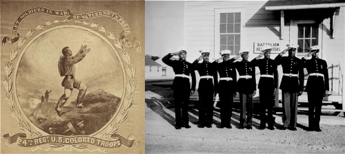 Library of Congress, illustration of 24th Regiment, U.S. Colored Troops