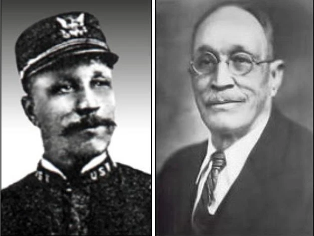 Major George Ford while in the military on the left, and later in life after he became superintendent of five national cemeteries. (NCA)