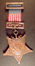 Navy Medal of Honor, early design. Courtesy of Navy History and Heritage Command. Navy Medal of Honor, early design. Courtesy of Navy History and Heritage Command.