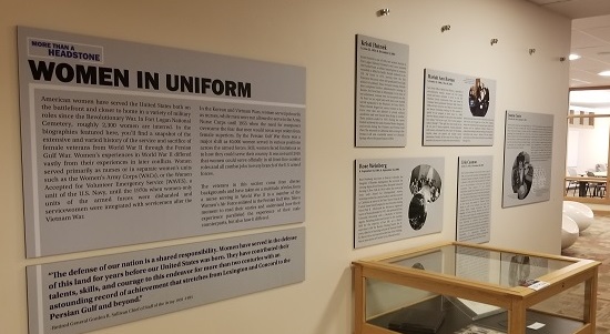 University of Denver exhibit, features content about Women in Uniform. Women have contributed to the defense of our nation since before our nation was born.
