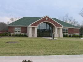 Picture of a cemetery's administration building