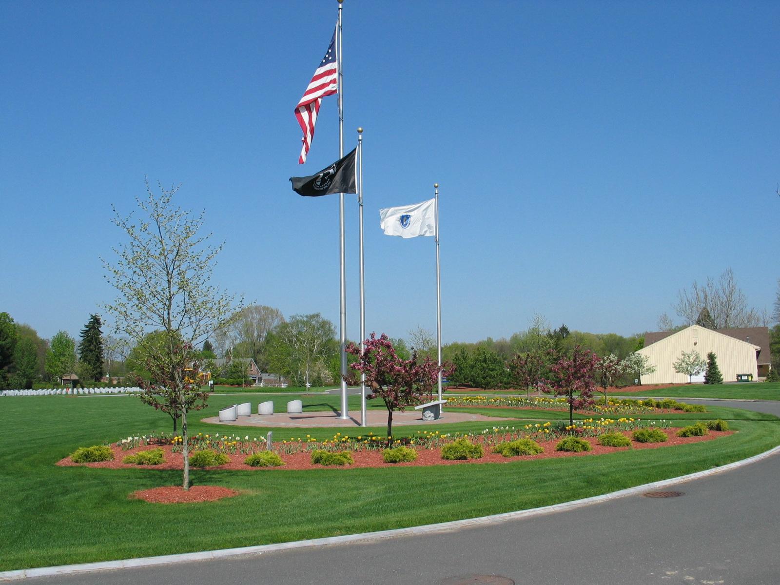 Picture of a cemetery's assembly area