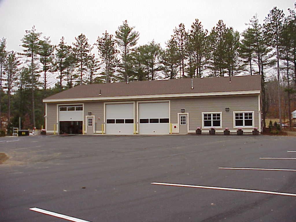Picture of a cemetery's maintenance building Picture of a cemetery's maintenance building