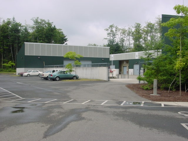 Picture of a cemetery's service yard