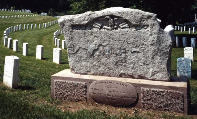 32nd Indiana Infantry Monument in Cave Hill National Cemetery