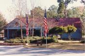 Picture of a cemetery's administration building.